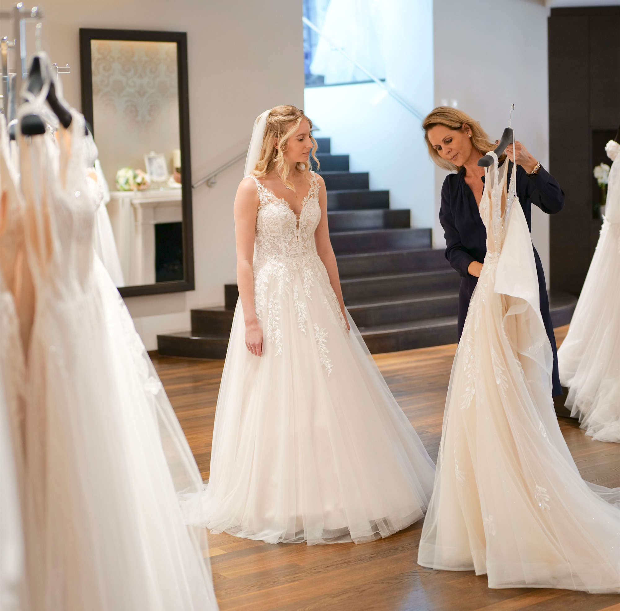 Persönliche Brautkleid Beratung bei Steinecker Randegg in Niederösterreich